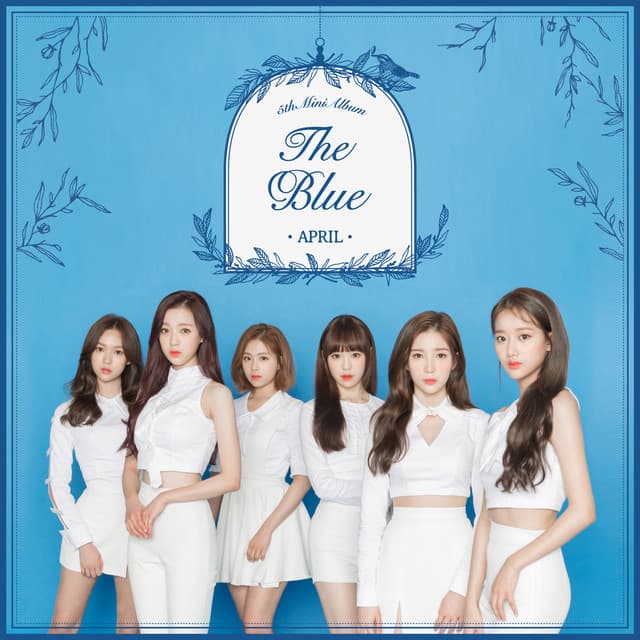 APRIL 5th Mini Album 'The Blue' Album Cover