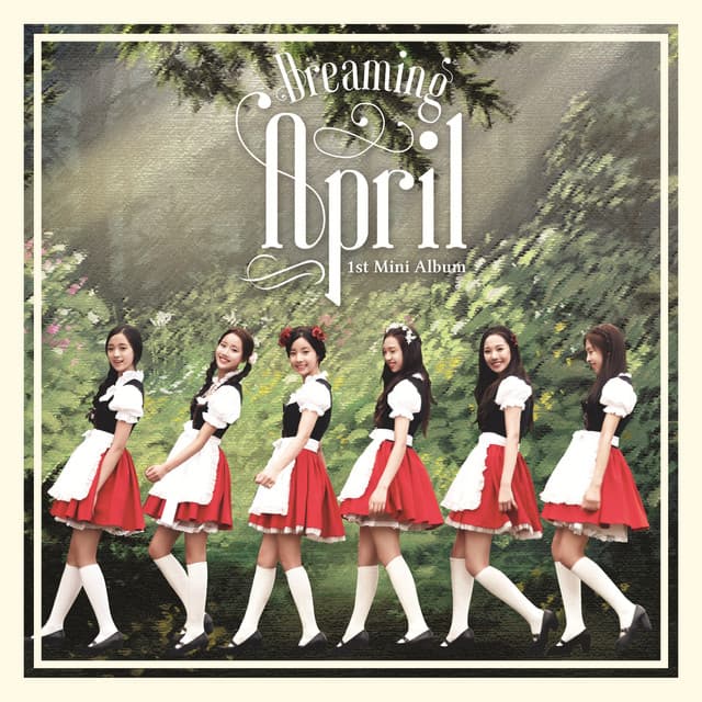 APRIL 1st Mini Album 'Dreaming' Album Cover