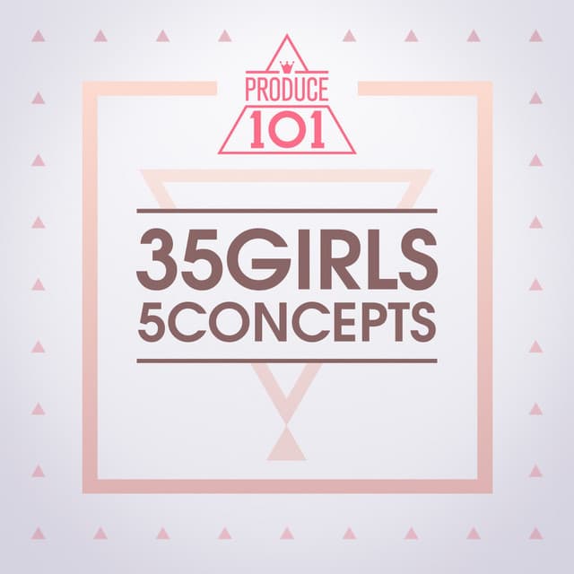 PRODUCE 101: 35 Girls 5 Concepts Album Cover