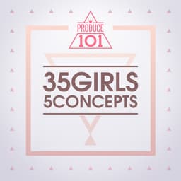 PRODUCE 101: 35 Girls 5 Concepts Album Cover