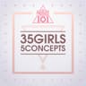 PRODUCE 101: 35 Girls 5 Concepts Album Cover